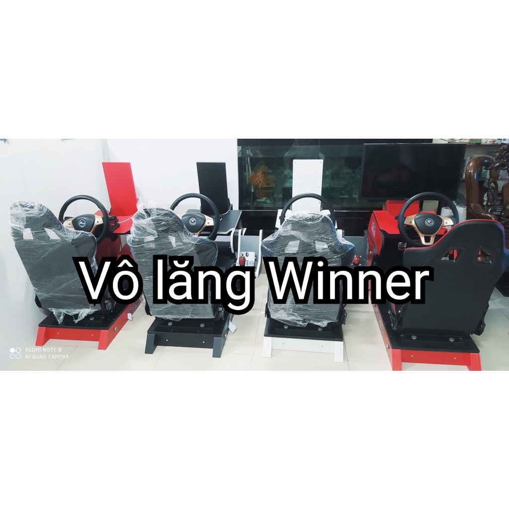Bộ vô lăng chơi game, học lái xe kèm cabin Winner