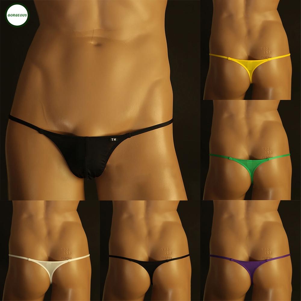 GORGEOUS~Mens G-String Underwear T-Back Briefs Sexy Micro Low-rise Bikini Pouch-Pants
