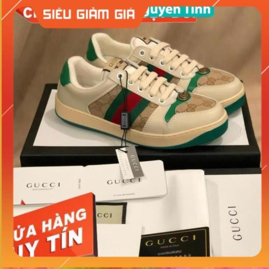 Freeship - Full PK Giày thương hiệu Italy 𝐆𝐔𝐂𝐂𝐈 Sơn-Tùng hàng cao cấp dành cho nam nữ hot hit 2021 flashsale Xịn 🌼
