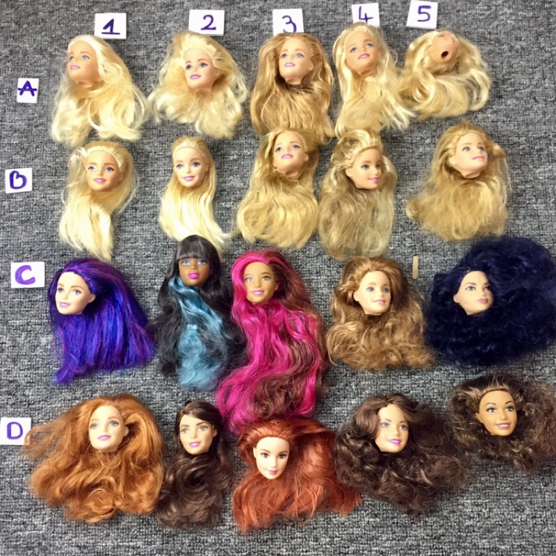 B7C-HEAD BÚP BÊ BARBIE ĐẸP