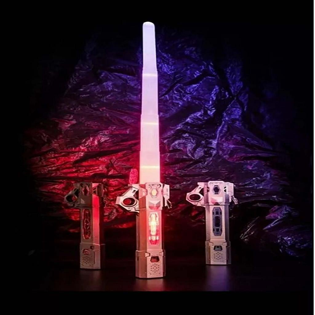 Kiếm Lazer Ánh Sáng Phiên Bản Mới Lightsaber Ghép Đôi Sạc Pin TypeC Mix Màu Cháy Phố Phiên Bản Mới Có Thể Thu Ngắn