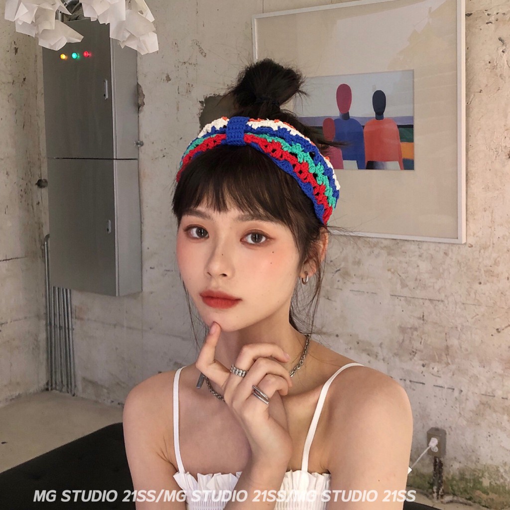 Băng Đô MG STUDIO Thiết Kế Đan Tay Phong Cách Vintage