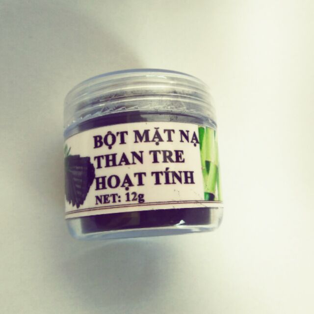 Bột Mặt nạ than tre hoạt tính nguyên chất hủ 15g