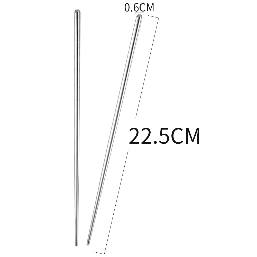 Đôi Đũa Inox Chống Trượt Thân Thiện Với Môi Trường