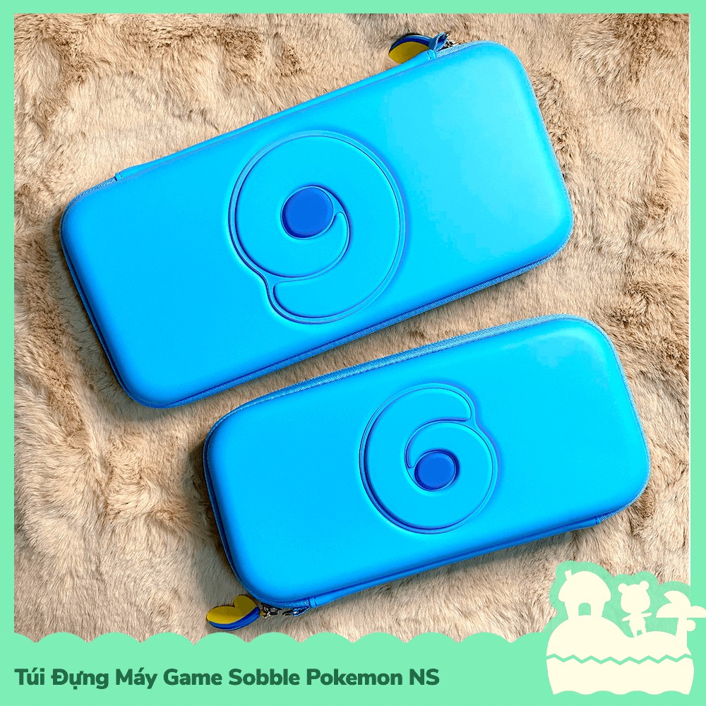 [Sẵn VN] Túi Đựng Máy Game Nintendo Switch & Switch Lite Sobble Pokemon Symbol Dập Nổi Xanh Biển