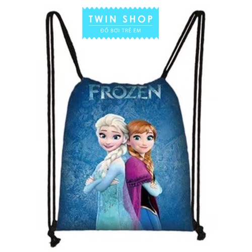 Balo Dây Rút Bơi Lội In Hình Theo Bộ Sưu Tập Hoạt Hình Dễ Thương FROZEN, AMONG US