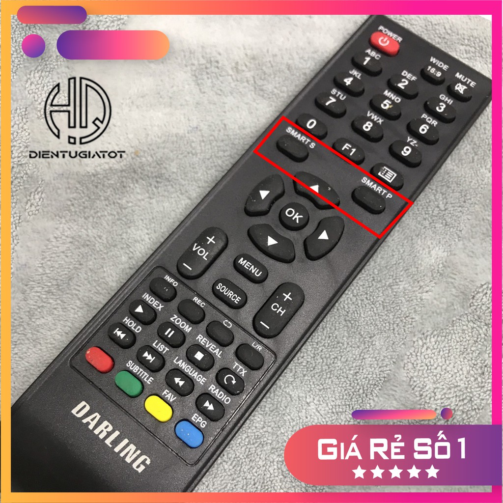 [Mã ELORDER5 giảm 10K đơn 20K] [GIÁ GỐC]-BH 3 Tháng-Remote Tivi Darling Smart3