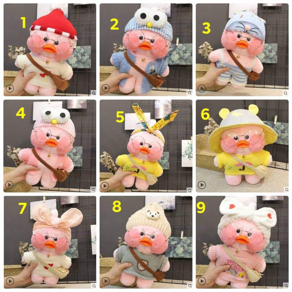 Vịt bông LALAFAN siêu cute (ORDER - Có ảnh thật/ có 3 màu trắng, vàng, hồng) | BigBuy360 - bigbuy360.vn