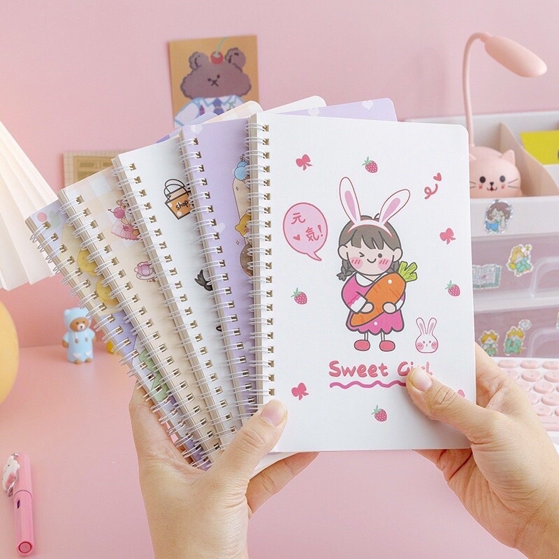 Sổ tay A5 dễ thương có dòng kẻ Bistore