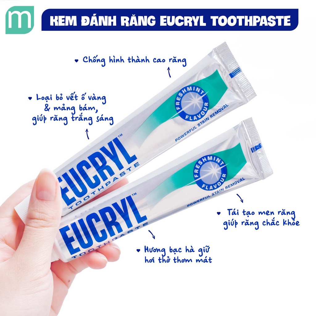 Kem Đánh Răng Eucryl 50ml