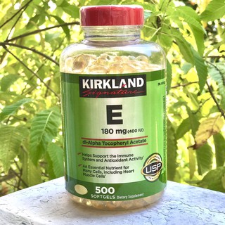 VITAMIN E Kirkland 400 IU 500 viên của Mỹ