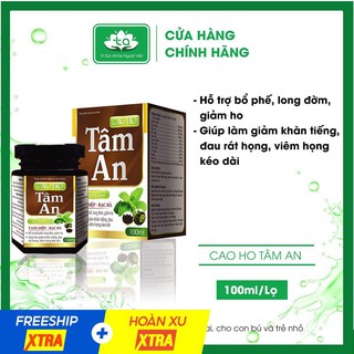 (CHÍNH HÃNG) CAO HO TÂM AN-HO, TIÊU ĐỜM, VIÊM HỌNG, AMYDAN