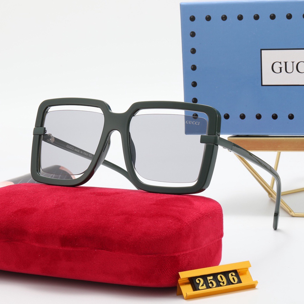 Kính Mát Gucci Phân Cực Chống Tia UV400 Phong Cách Thể Thao Thời Trang Sang Trọng Cho Nam Nữ