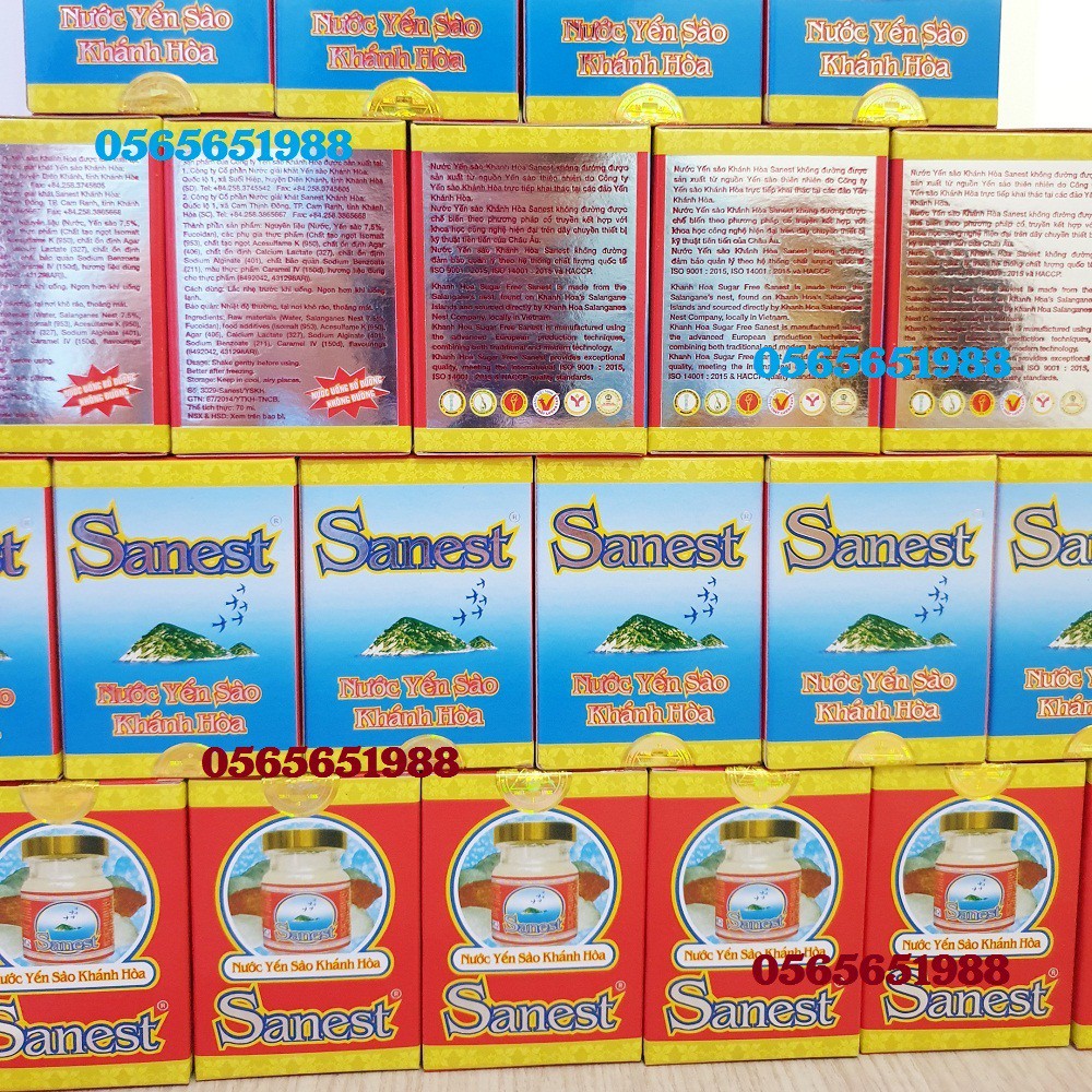 COMBO 20 hũ nước Yến Sào Khánh Hòa Sanest