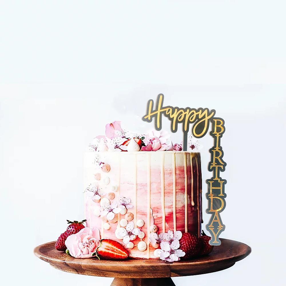 AUGUSTINA Topper Cắm Trang Trí Bánh Kem Bằng Acrylic