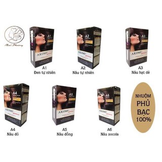 Nhuộm bộ phủ bạc 100%