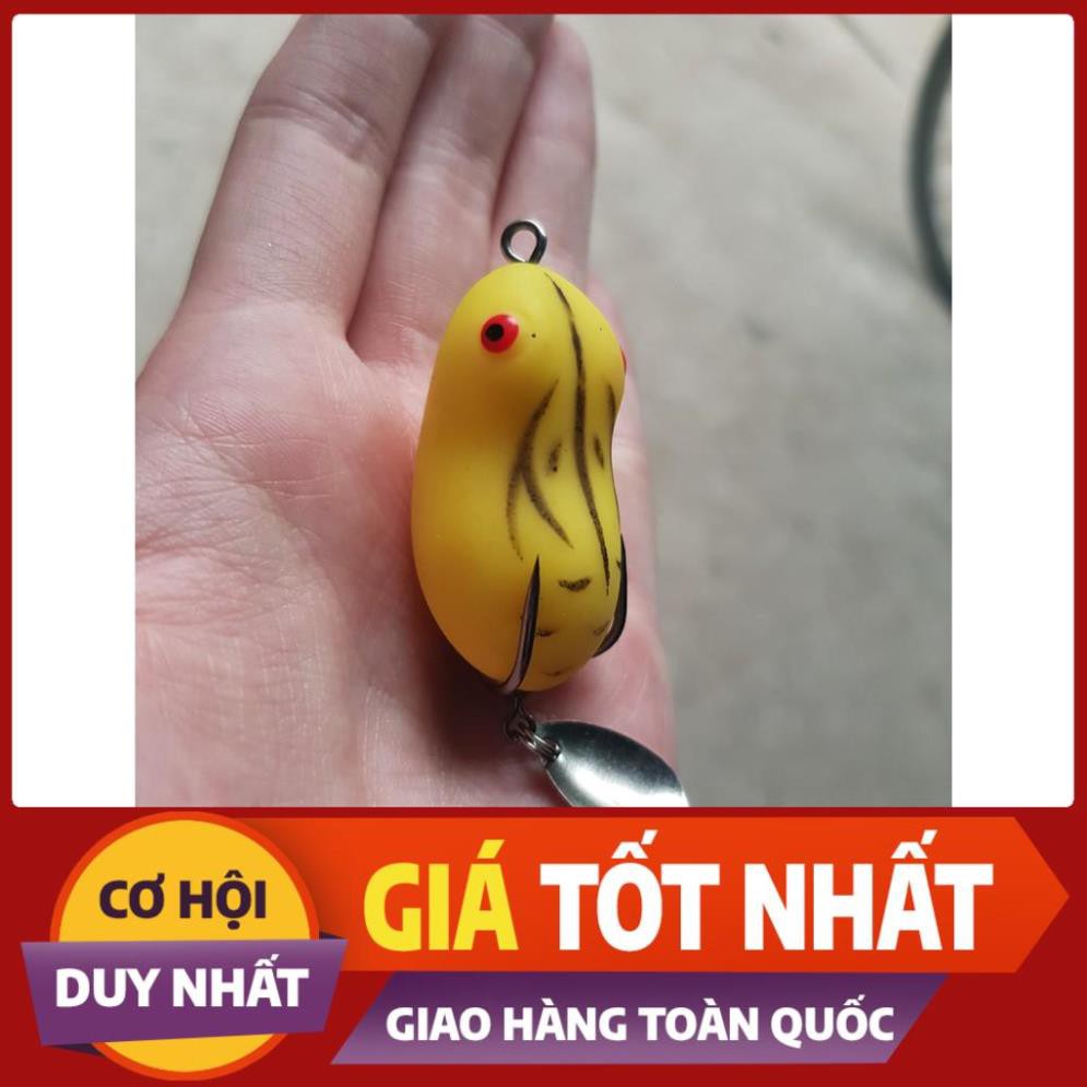 Mồi nhái hơi Thái Lan câu lure, mồi nhái hơi Thái Lan có thìa super frog