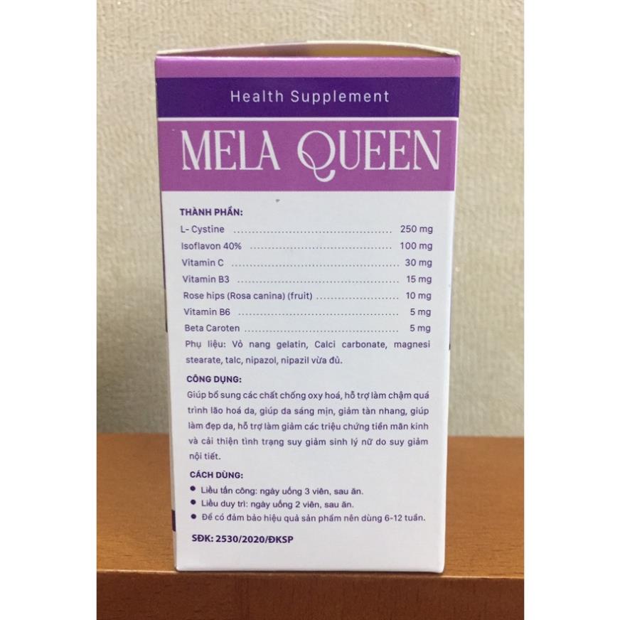 Trắng da, xóa nám tàn nhang,bổ sung nội tiết hiệu quả với  MELA QUEEN
