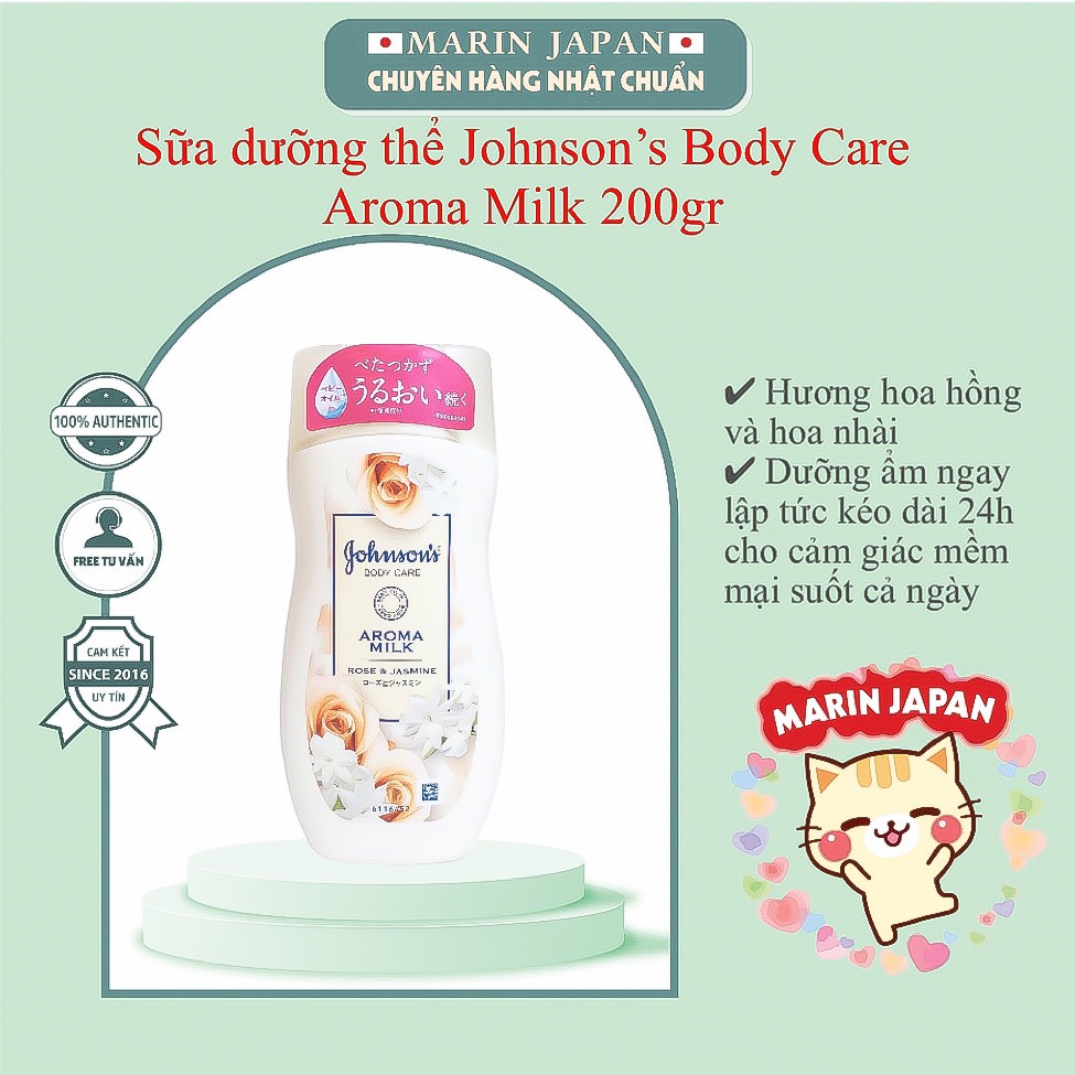 SỮA DƯỠNG THỂ JOHSON'S BODY CARE AROMA MILK NỘI ĐỊA NHẬT BẢN