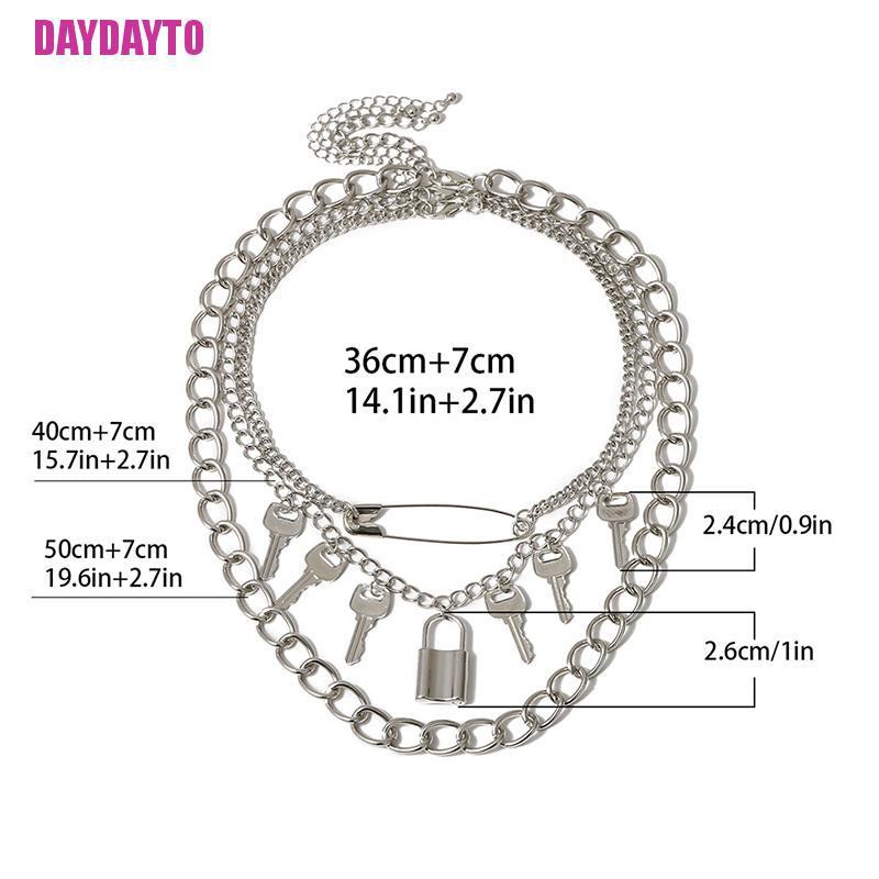 Vòng Cổ Choker Mặt Hình Chìa Khóa Thiên Thần Phong Cách Gothic Punk Hip Hop