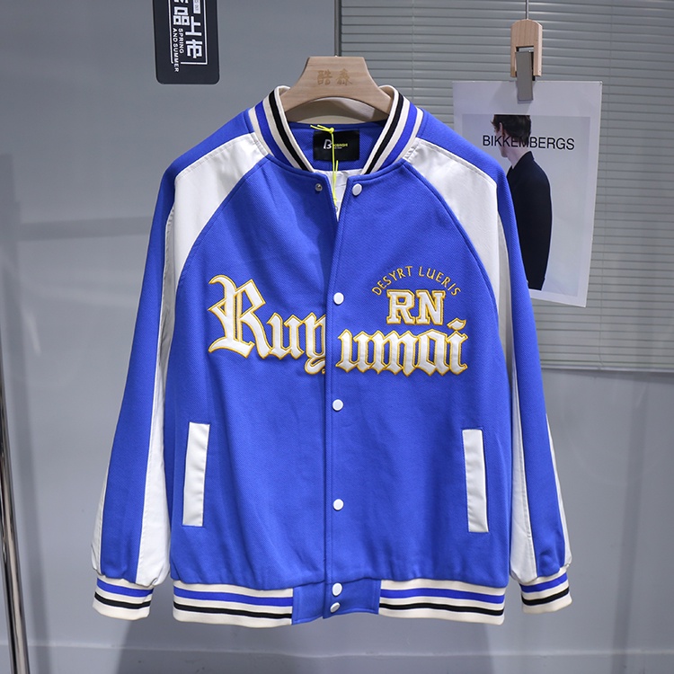 Áo khoác bomber thêu,áo bomber varsity chất dạ tay da thêu full cực hot cho nam nữ