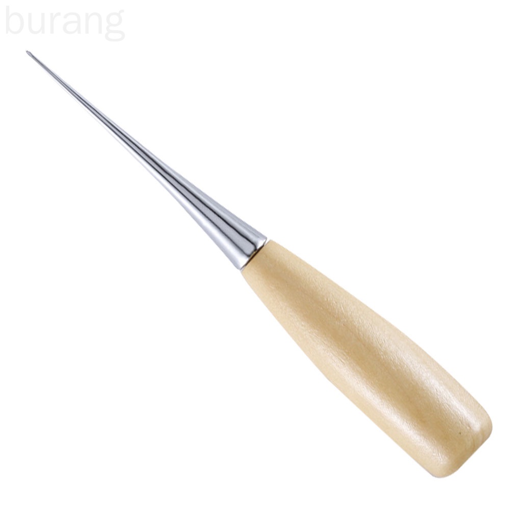 Set 4 dùi đục lỗ bằng thép không gỉ có tay cầm dùng làm đồ da DIY tiện lợi