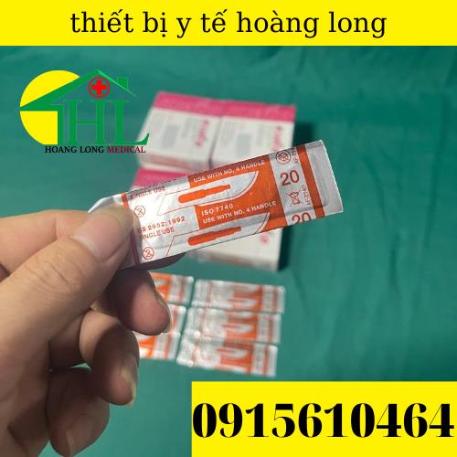 Lưỡi dao mổ kiato số 20 hộp 100 cái