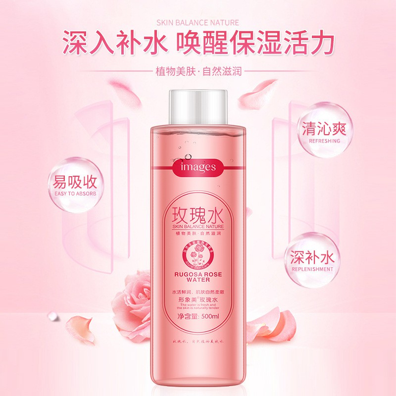 Nước Hoa Hồng Toner Chai 500ml Bioaqua Chiết Xuất Hoa Hồng, Ý Dĩ | BigBuy360 - bigbuy360.vn