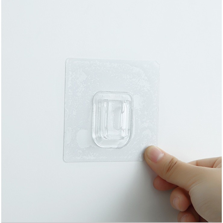 Móc treo đồ dán tường 2 chấu cong tiện dụng (SP005349)