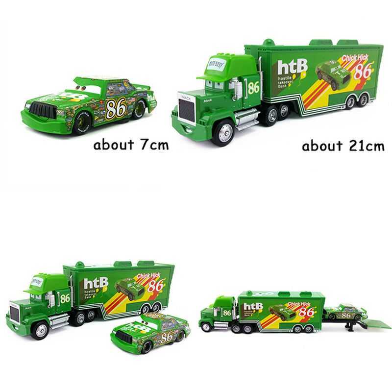 Disney Mô Hình Xe Hơi Pixar Cars 3 Lightning Mcqueen xe tải và ô tô 2pcs
