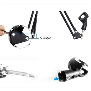 Chân kẹp micro