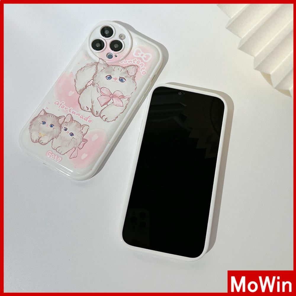 Ốp điện thoại chống sốc in mèo con hồng thích hợp cho iPhone 11 Pro Max 13 Pro Max 12 Pro Max 7Plus xr XS Max