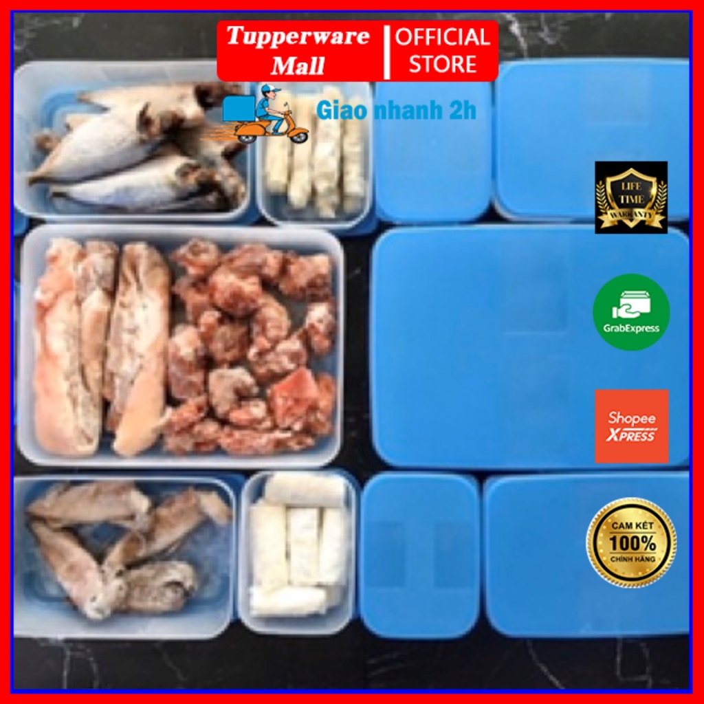 Tupperware Lẻ hộp trữ đông các loại 250ml, 650ml, 1.2L, 1.5L, 2.3L, 3.1L