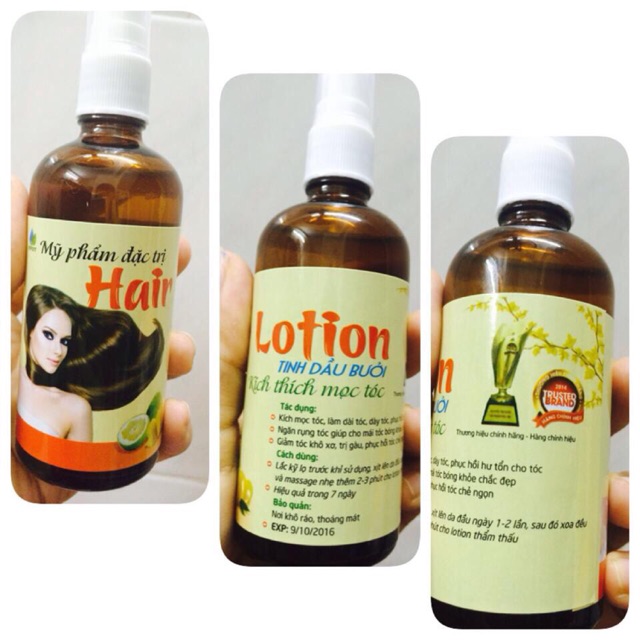 [GIÁ HUỶ DIỆT] LOTION KÍCH MỌC TÓC TỪ TINH DẦU BƯỞI 100ml