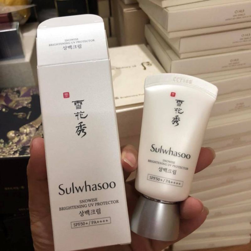 Kem chống nắng Sulwhasoo bạch sâm dưỡng trắng da, mờ nám - Sulwhasoo Snowise Brightening UV Protector SPF50+/PA++++ 20ml