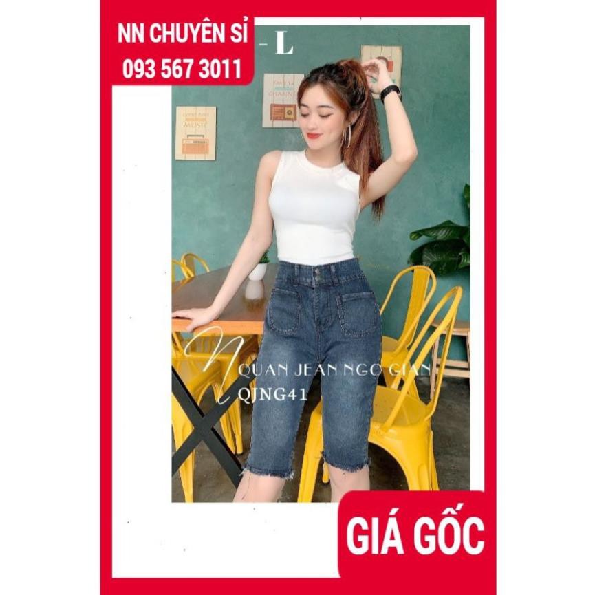 HÀNG ĐẸP - QUẦN JEAN NGỐ GIÃN ÔM BODY ⚡ẢNH THẬT CHỤP SHOP⚡ QUẦN LỬNG ÔM BODY QJNG41  ཾ