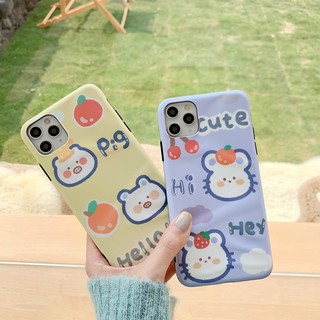 Ốp iPhone Heo Hello và Mèo Cute iPhone 7Plus/8Plus/X/Xs Max/11/11 Pro Max - ốp iphone