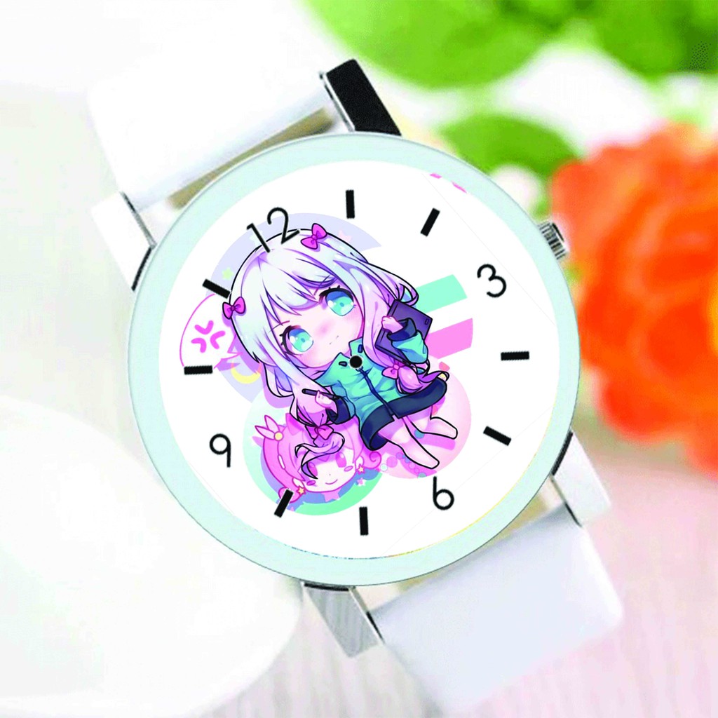 Đồng hồ đeo tay nam nữ in hình Eromanga Sensei anime chibi thời trang dễ thương