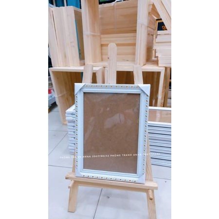 Khung Bằng Khen A4trắng hoa văn,mặt phim nhựa trong suốt