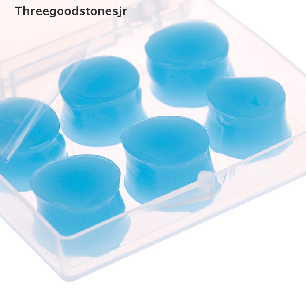 TGS Noise Cancelling Soft Silicone Earplugs Flexible Ear Plugs for Swimming Sleeping JR