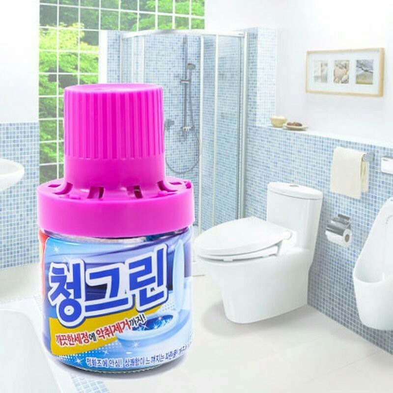 [Mã LIFEXANH03 giảm 10% đơn 500K] (Tím)Chai Thả Bồn Cầu Hàn Quốc Nắp Tím Hương Thơm, Khử Mùi, Diệt Khuẩn