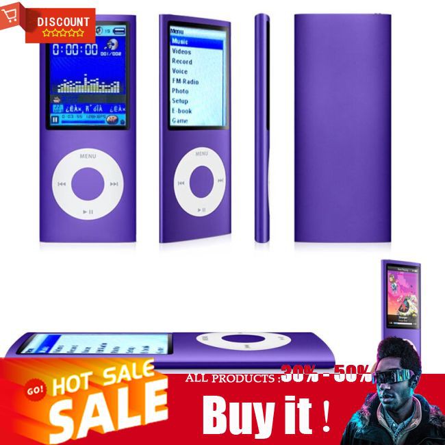 ☪ Music Player Radio HIFI Mp3 Player Digital LCD Screen Voice Recording FM Player