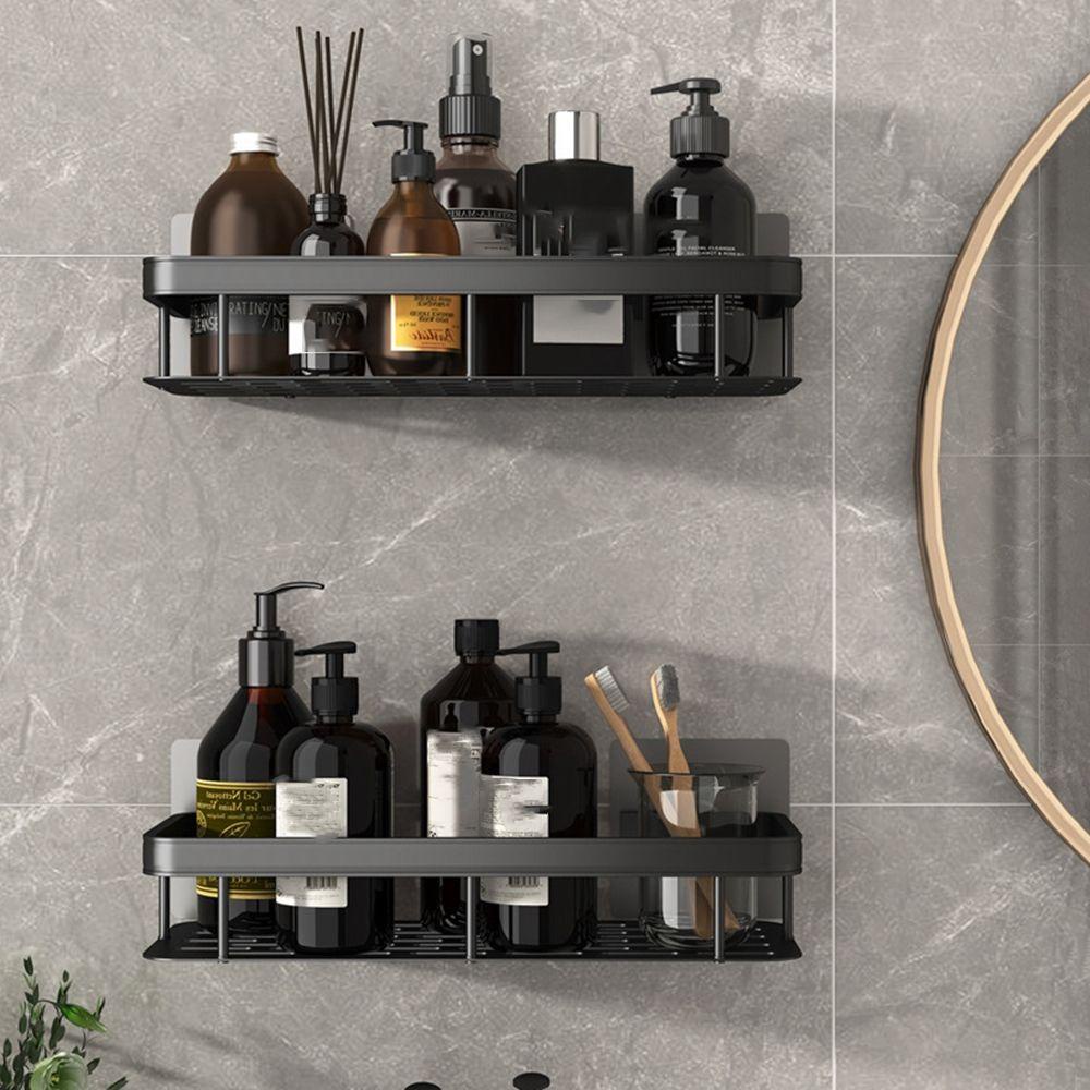 Hộp Đựng Đồ Dùng Gắn Tường Không Cần Đục Lỗ Đa Năng Tiết Kiệm Không Gian Tiện Dụng Cho Nhà Bếp / Nhà Tắm