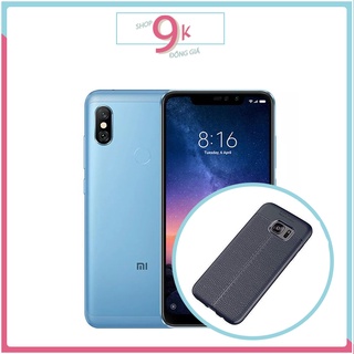 Ốp dẻo đen giả da autofocus cho xiaomi mi 6x / redmi 6 pro / redmi note 6 pro