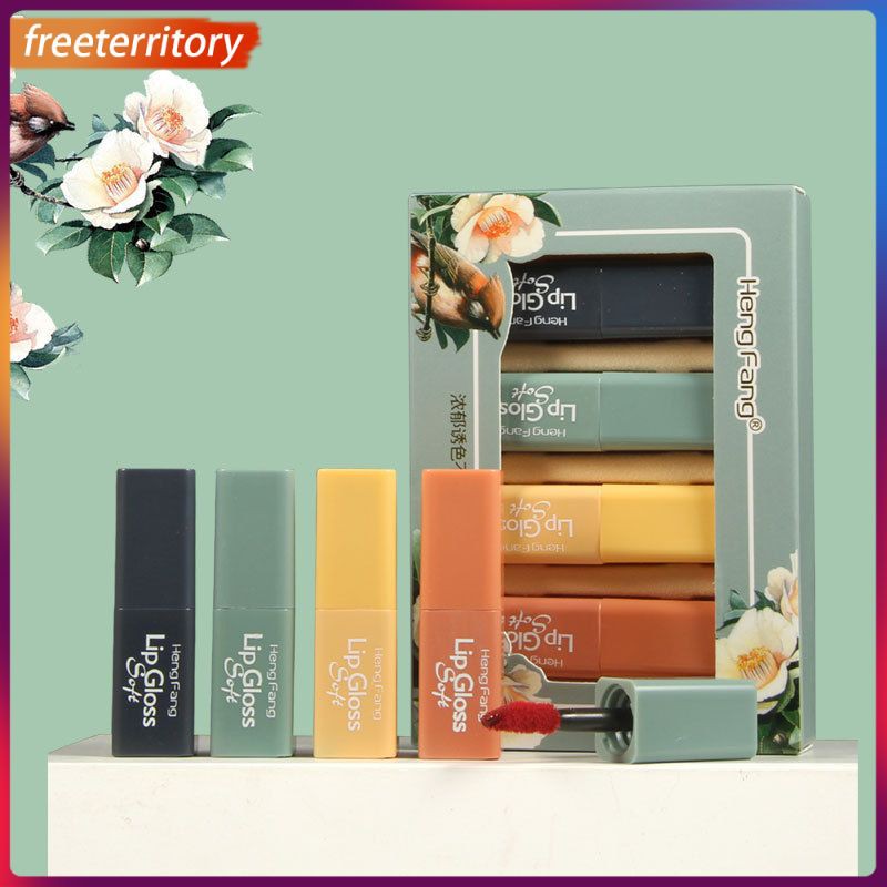 (Hàng Mới Về) Set 4 Son Môi Chống Thấm Nước Và Lâu Trôi Cao Cấp | BigBuy360 - bigbuy360.vn