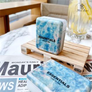 Vỏ bọc hộp sạc tai nghe bằng TPU mềm chống sốc in chữ ESSENTIALS FOG cho AirPods Airpods pro