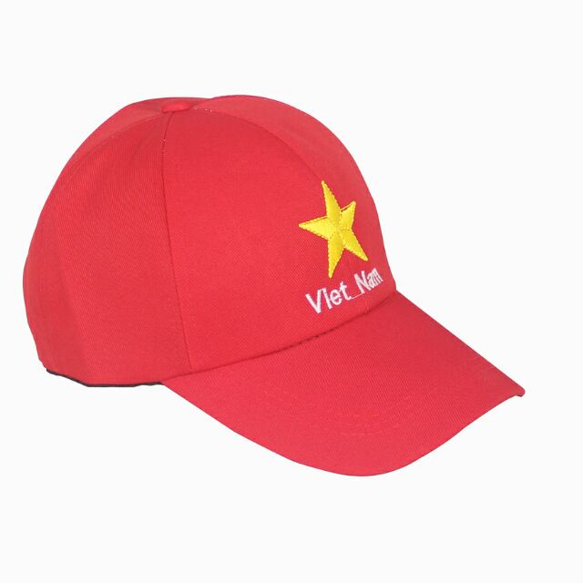 Nón Lưỡi Trai Đỏ Thêu Sao Vàng Việt Nam