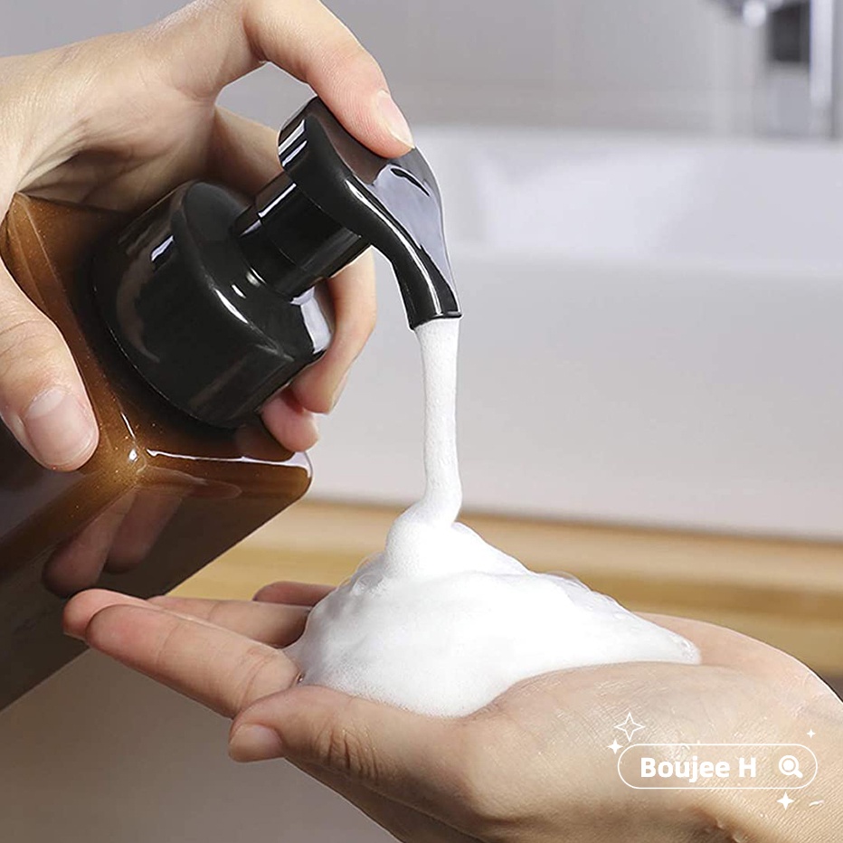 250 / 450ml Bình đựng xà phòng dạng vòi xịt , Bình chiết mỹ phẩm dạng vòi ấn dùng để chiết mỹ phẩm, dầu gội, sữa tắm, tiện dụng-Không có label | BigBuy360 - bigbuy360.vn
