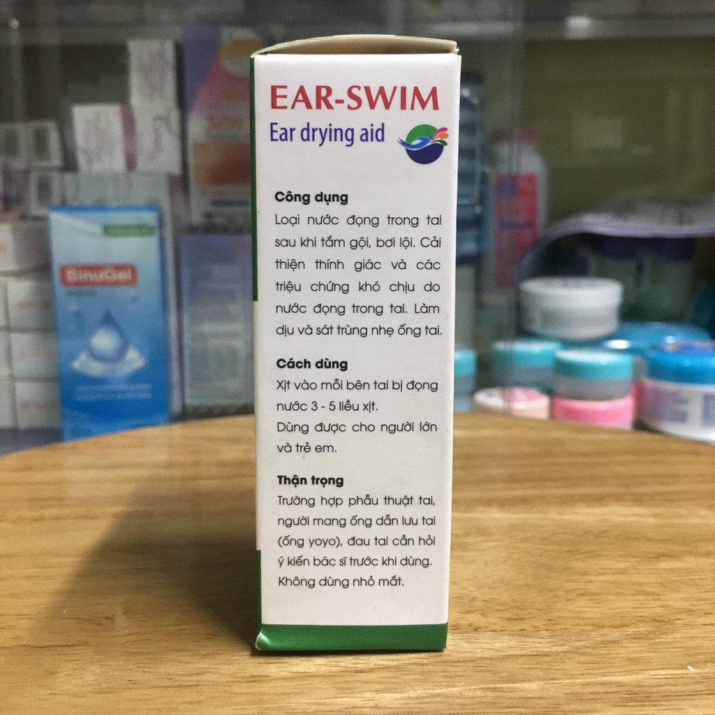 Ear-Swim Dung Dịch Làm Khô Tai 30ml