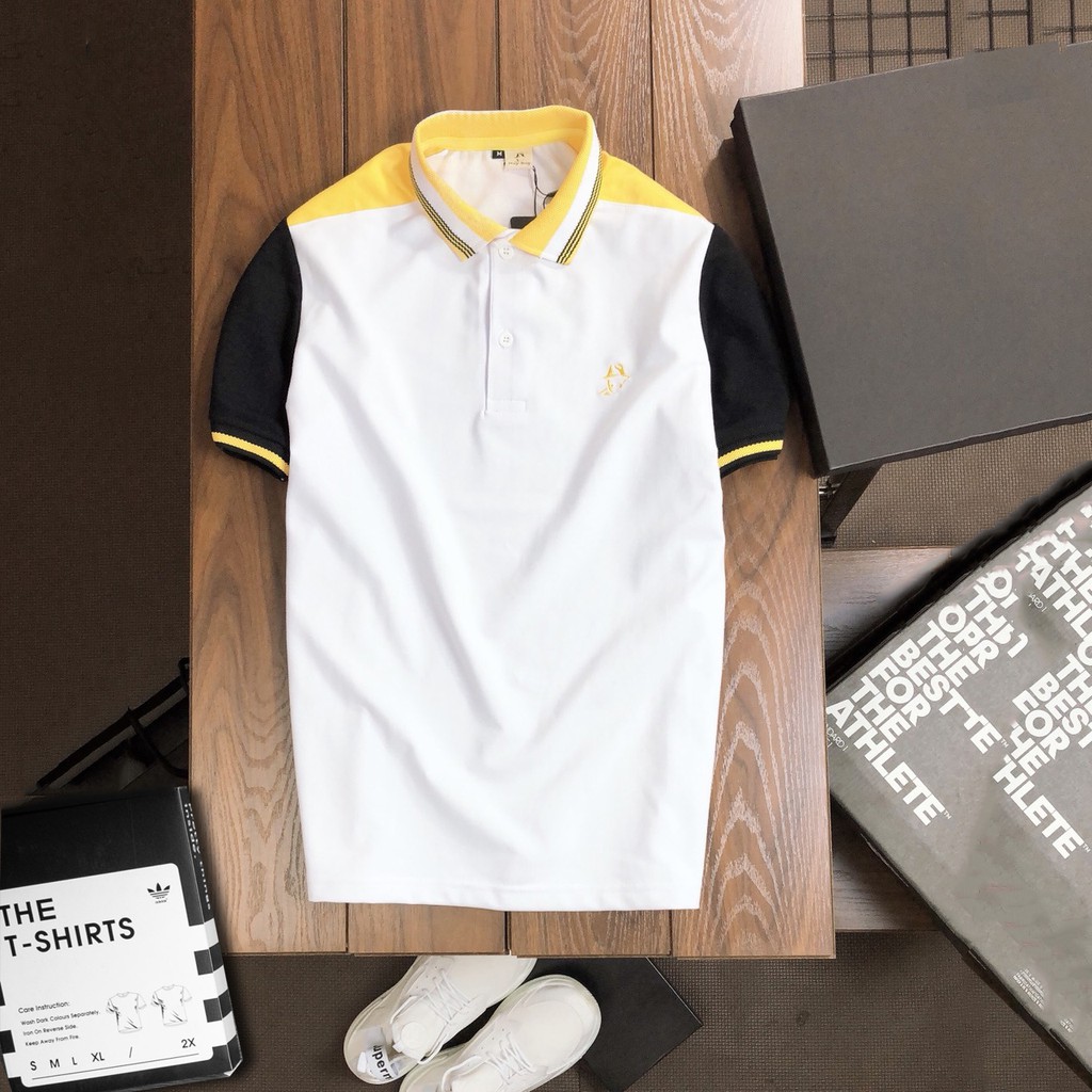 Áo thun nam có cổ logo HEYBOY cao cấp KENSTORE89 ATP067